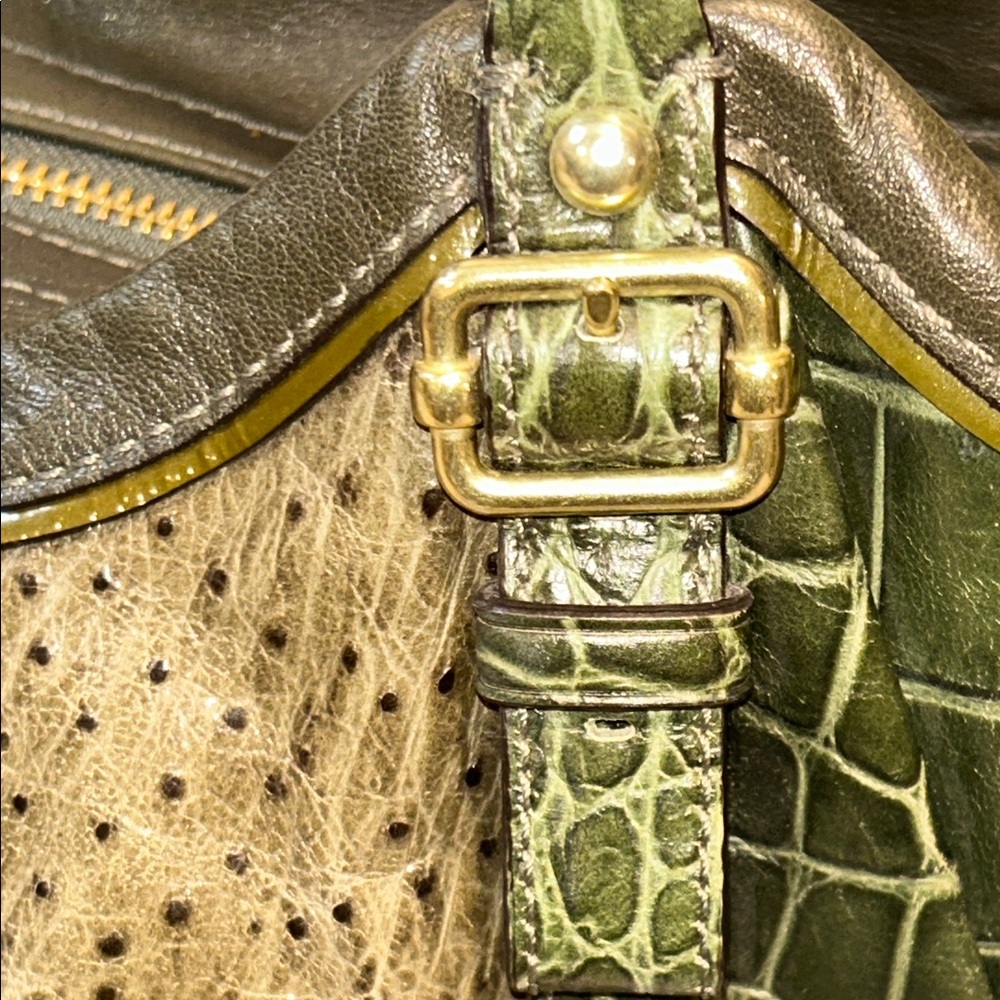 Coach Abigail Croc-Embossed Shoulder Bag - Picture 7 of 17